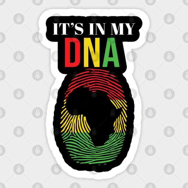It's in my DNA, African American, Black Lives Matter Sticker by UrbanLifeApparel